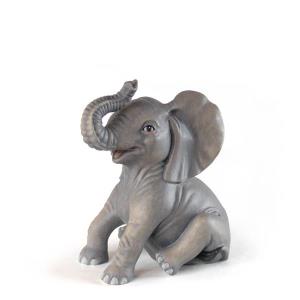 Elefante portafortuna - Camelli ed elefanti - sculture in legno Bernardi  Hermann